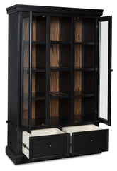 Warmstead Furniture - Ashley Furniture - Greddinton Curio - Curio / Black/Brown - PCD824-186